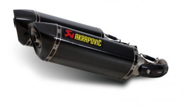 Akrapovic Slip-on Line Carbon met E-keur Ducati Monster 795 2010-2014